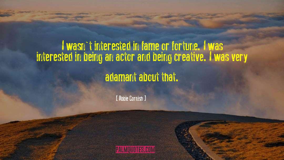 Being Creative quotes by Abbie Cornish