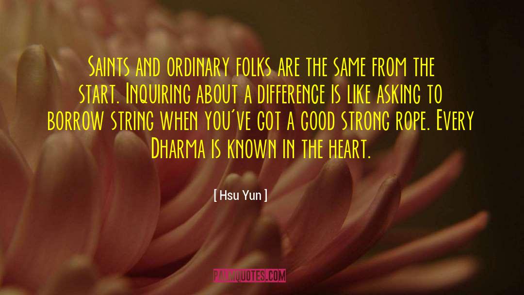 Being Different quotes by Hsu Yun