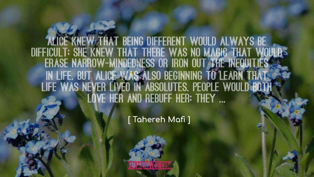 Being Different quotes by Tahereh Mafi