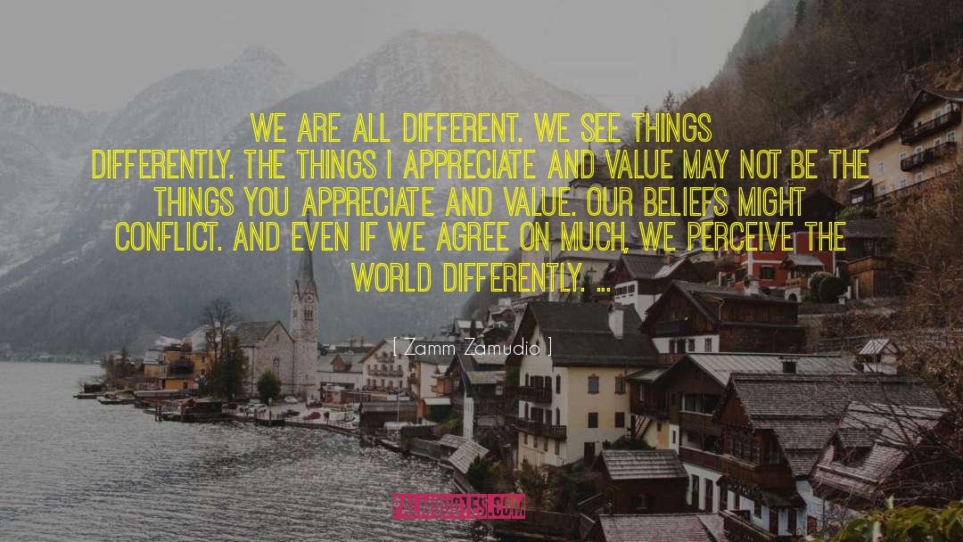 Being Different quotes by Zamm Zamudio