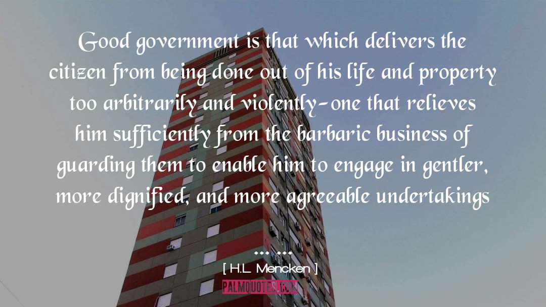 Being Done quotes by H.L. Mencken