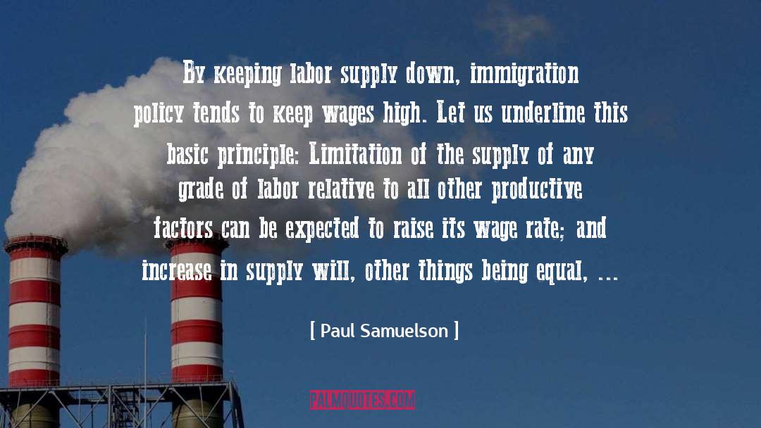 Being Equal quotes by Paul Samuelson