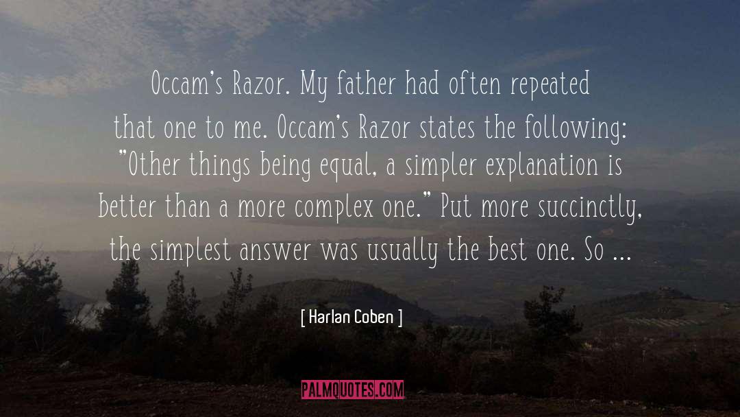 Being Equal quotes by Harlan Coben