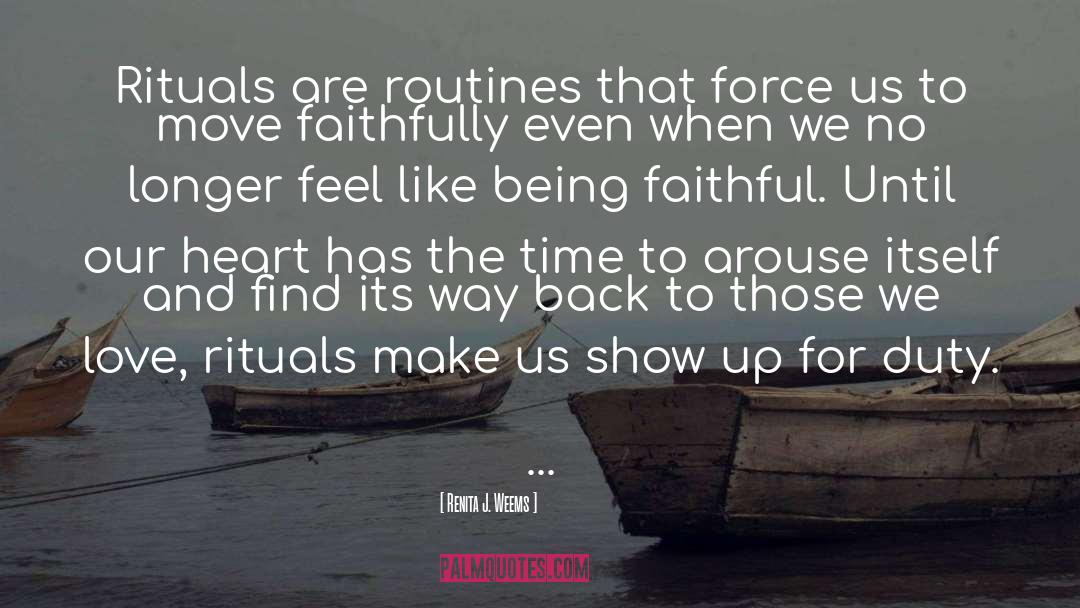 Being Faithful quotes by Renita J. Weems