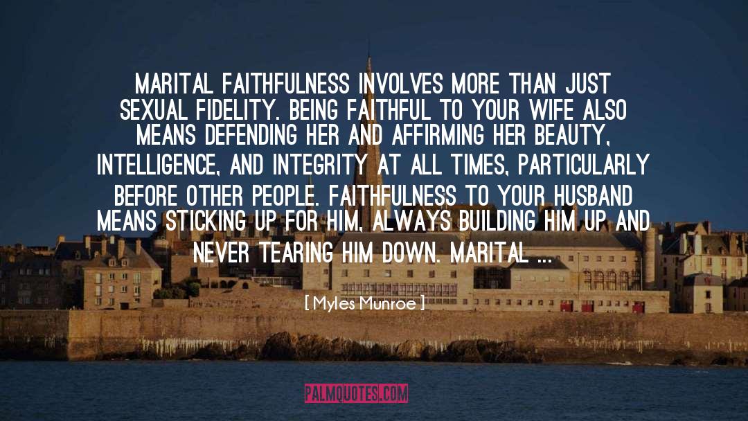 Being Faithful quotes by Myles Munroe