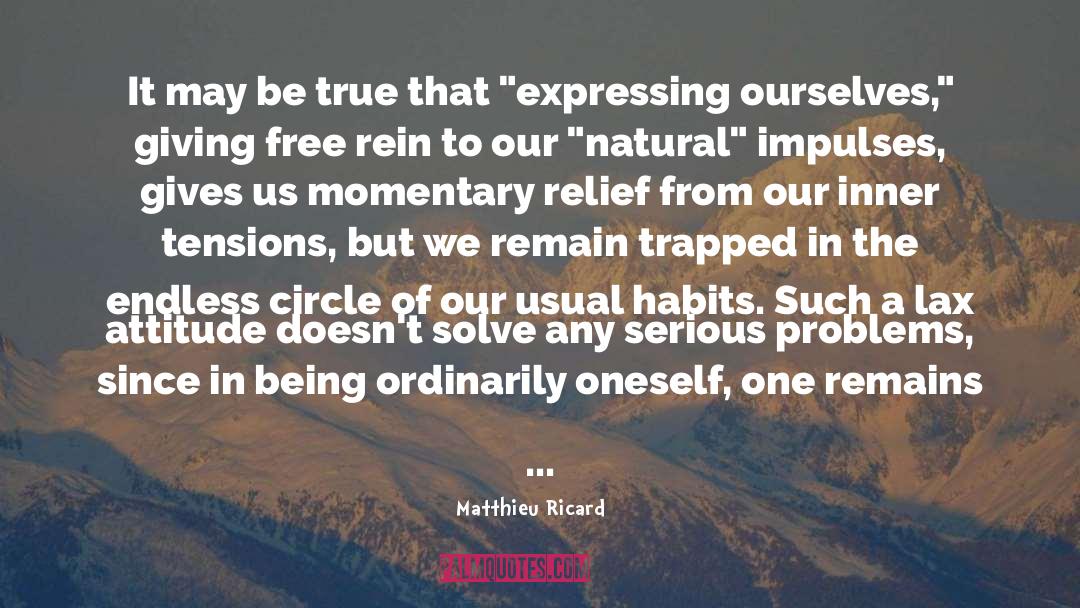 Being Free From Prison quotes by Matthieu Ricard