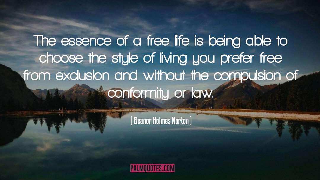 Being Free From Prison quotes by Eleanor Holmes Norton