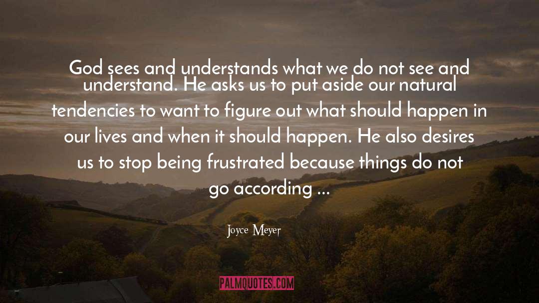 Being Frustrated quotes by Joyce Meyer