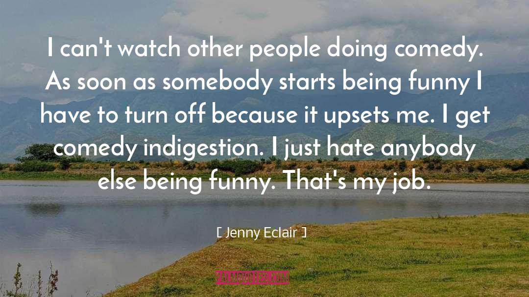 Being Funny quotes by Jenny Eclair
