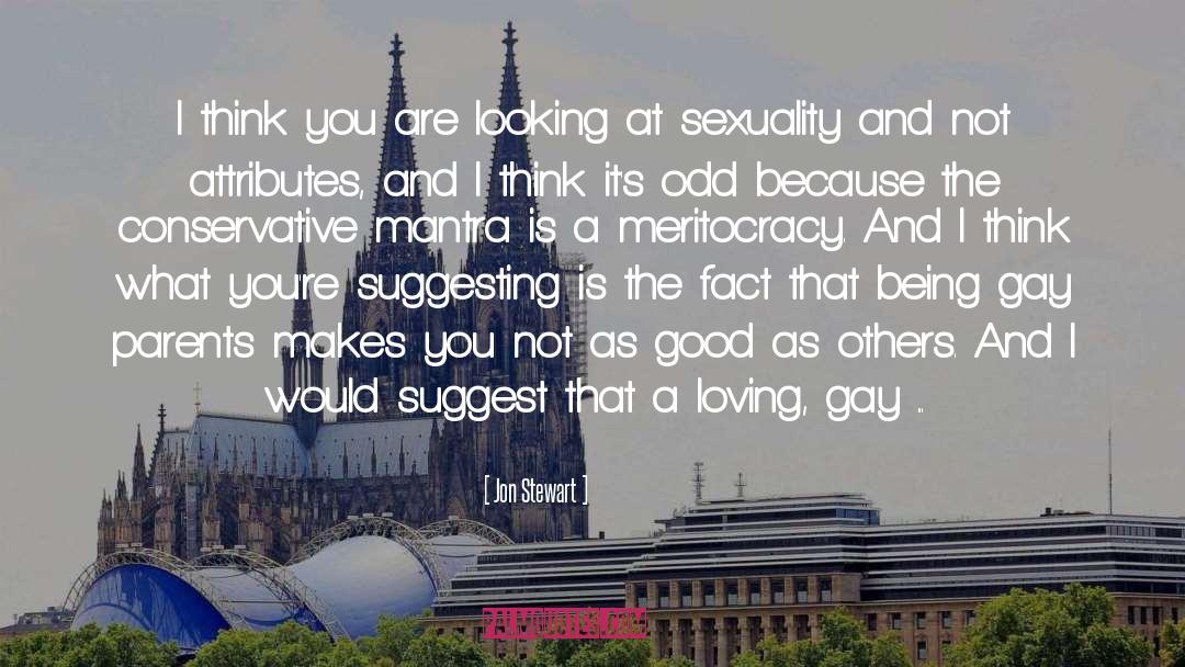 Being Gay quotes by Jon Stewart