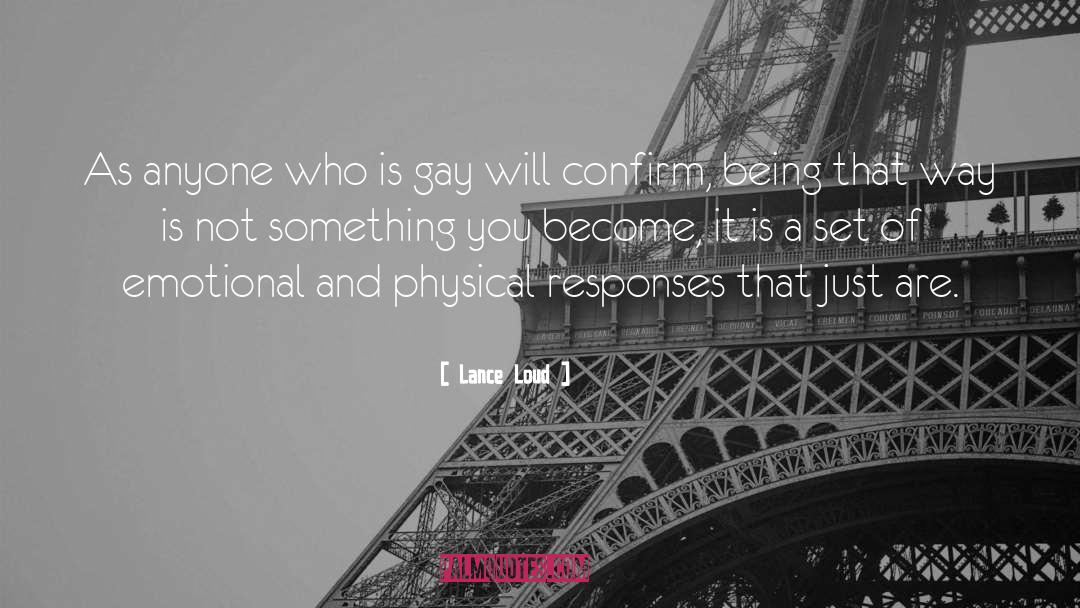 Being Gay quotes by Lance Loud