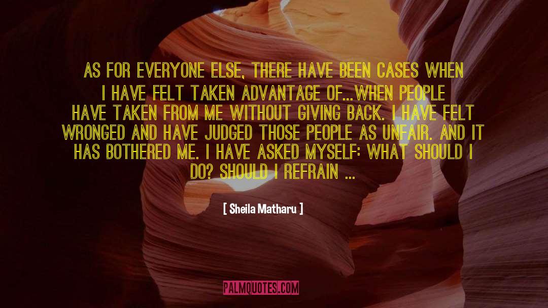 Being Generous quotes by Sheila Matharu