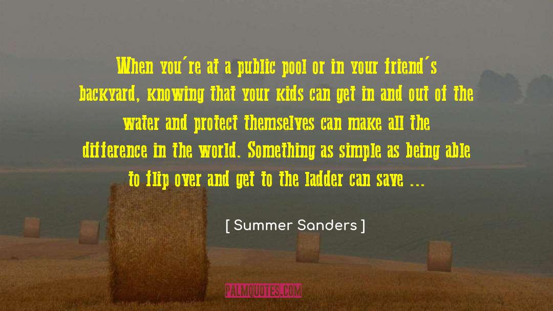 Being Glued quotes by Summer Sanders
