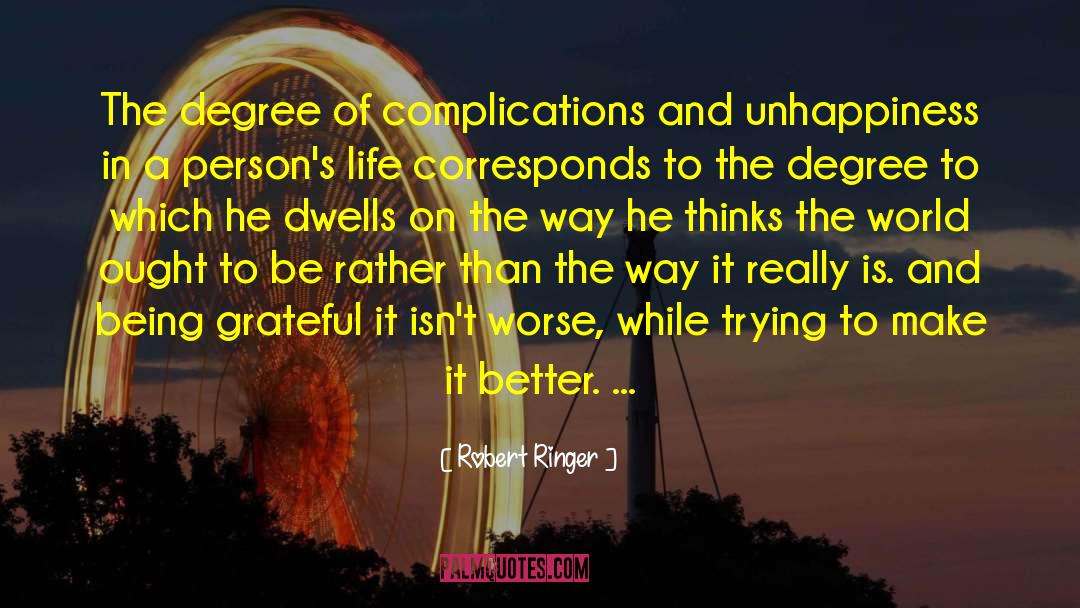 Being Grateful quotes by Robert Ringer