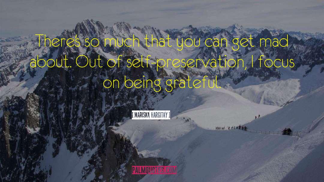 Being Grateful quotes by Mariska Hargitay