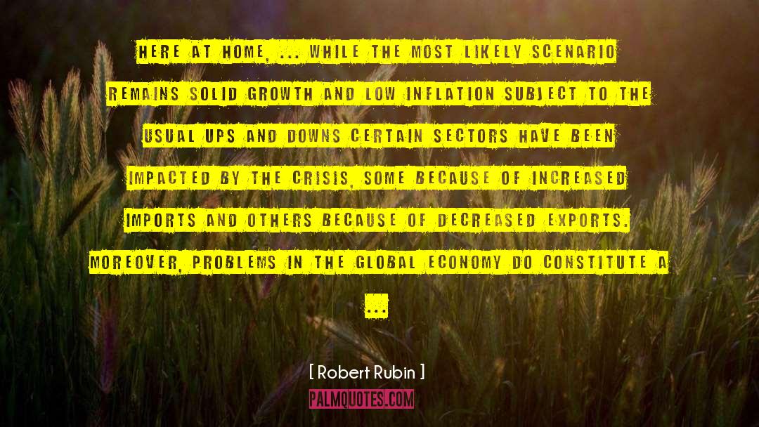 Being Home quotes by Robert Rubin