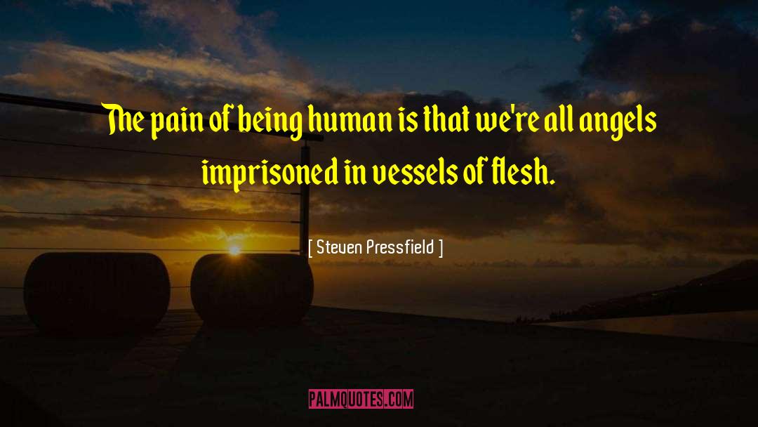 Being Human quotes by Steven Pressfield