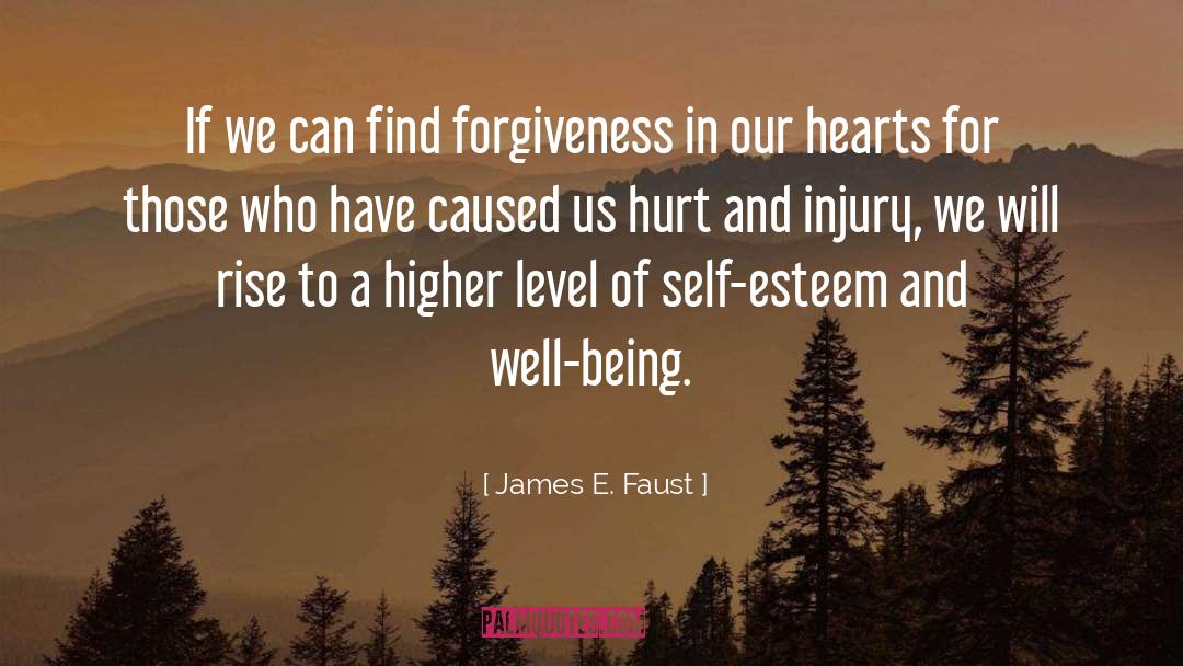 Being Hurt quotes by James E. Faust