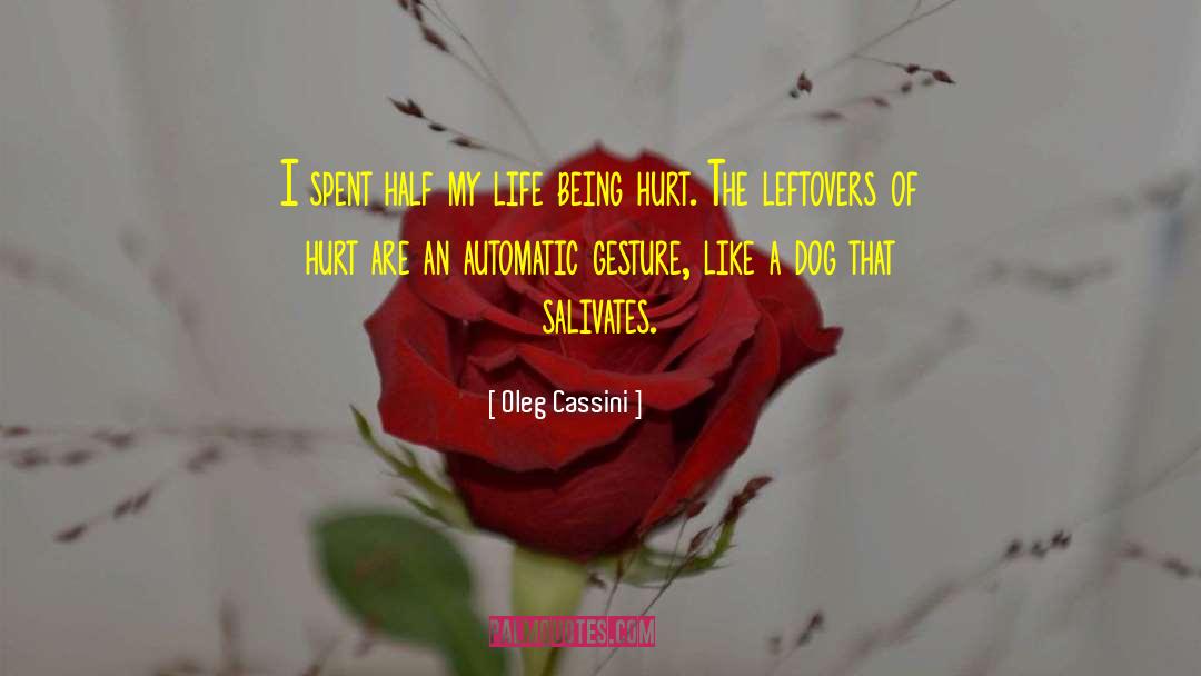 Being Hurt quotes by Oleg Cassini