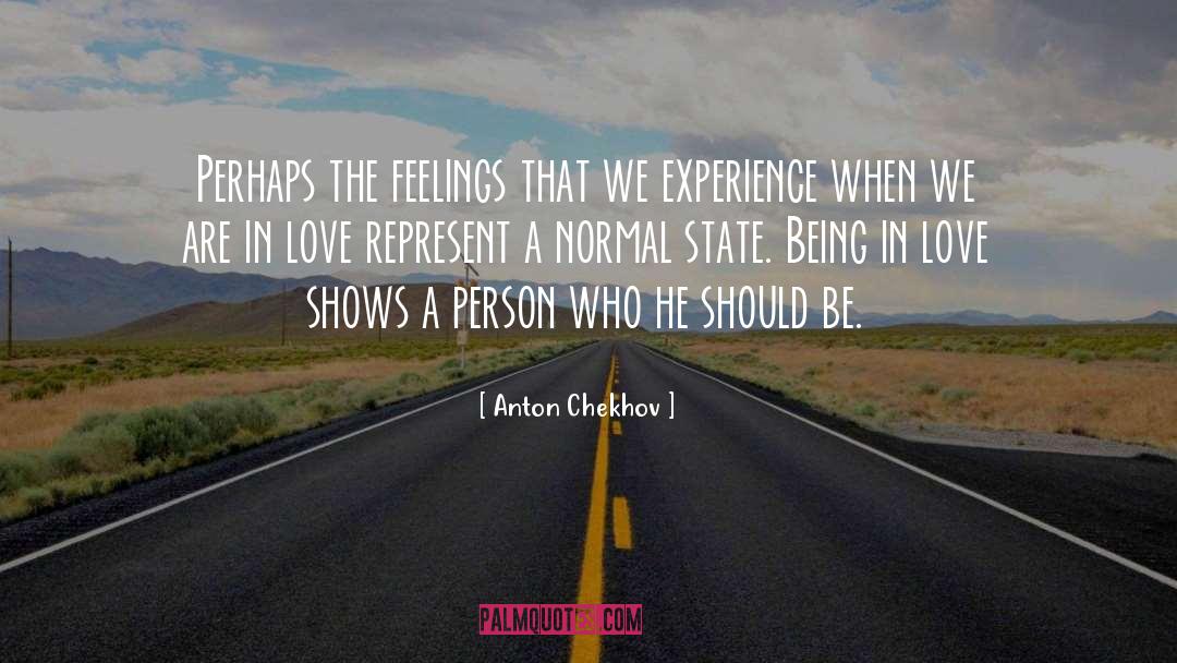 Being In Love quotes by Anton Chekhov