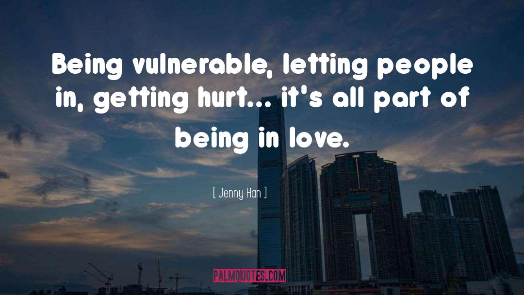 Being In Love quotes by Jenny Han