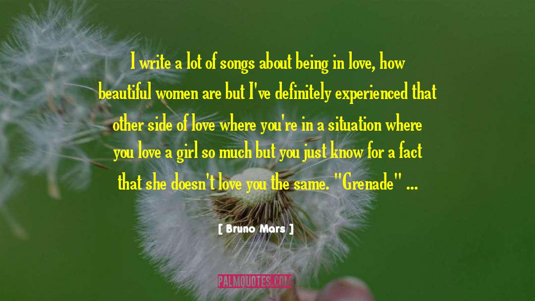 Being In Love quotes by Bruno Mars