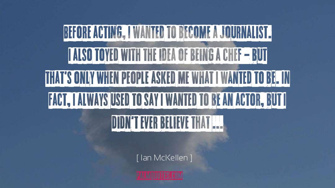 Being In Relation quotes by Ian McKellen