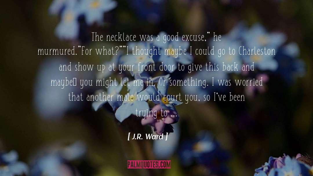 Being In The Middle quotes by J.R. Ward