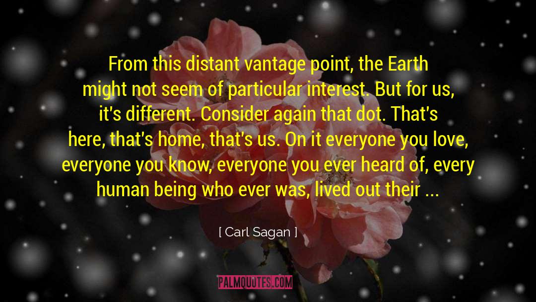 Being In The Middle quotes by Carl Sagan