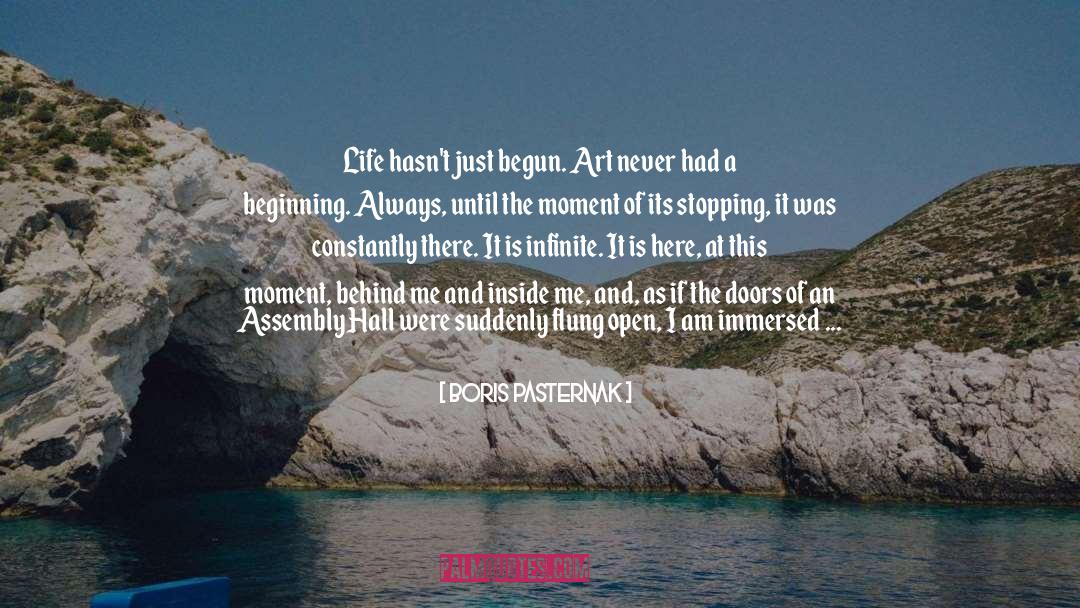 Being In The Moment quotes by Boris Pasternak