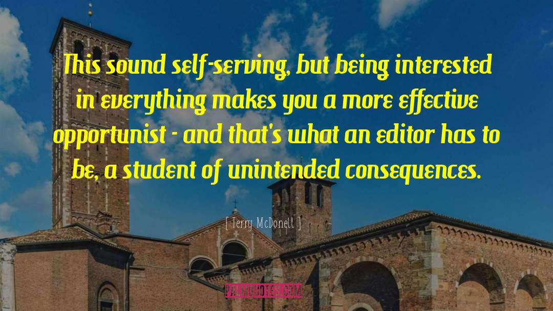 Being Interested quotes by Terry McDonell