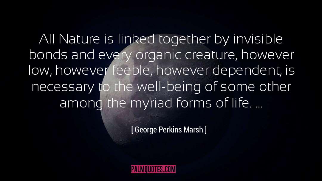 Being Invisible To People quotes by George Perkins Marsh