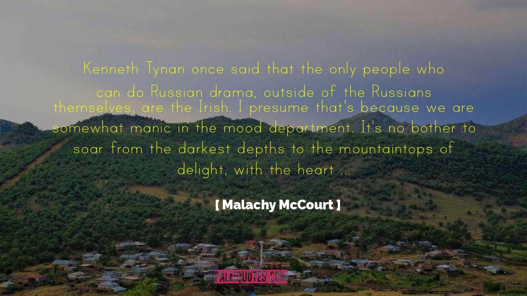 Being Irish quotes by Malachy McCourt