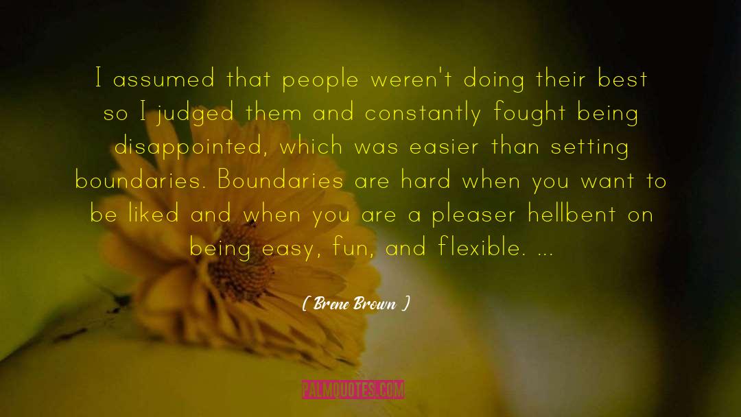 Being Judged Harshly quotes by Brene Brown