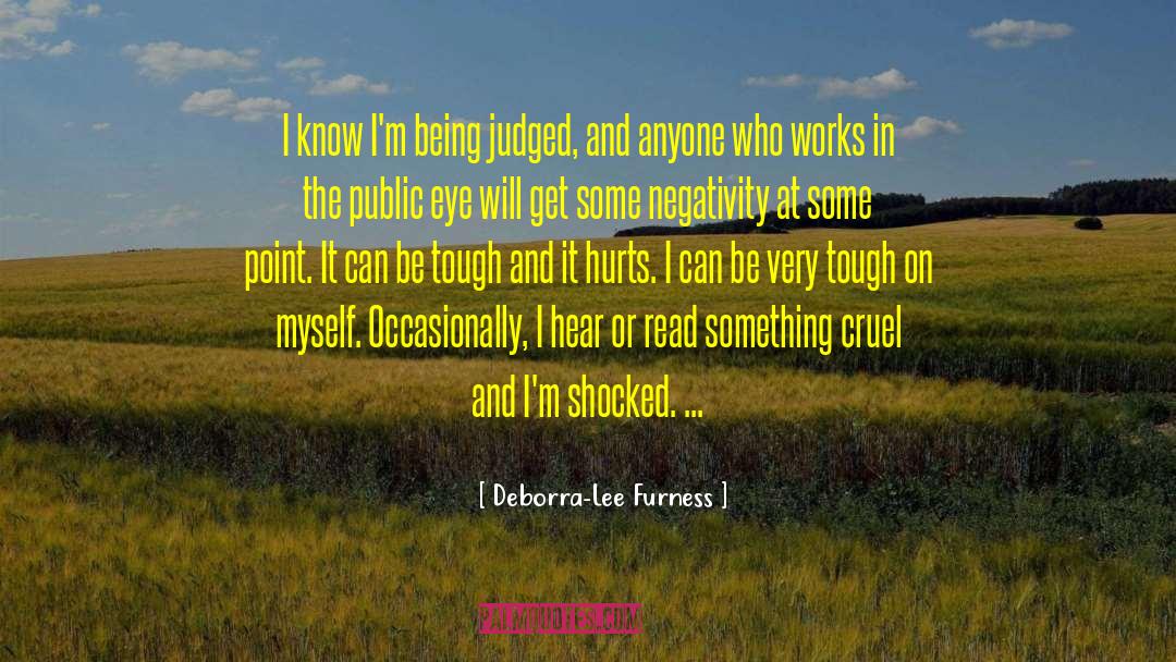 Being Judged quotes by Deborra-Lee Furness