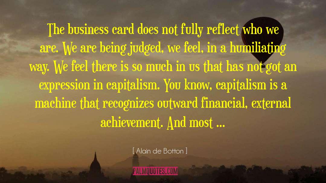 Being Judged quotes by Alain De Botton