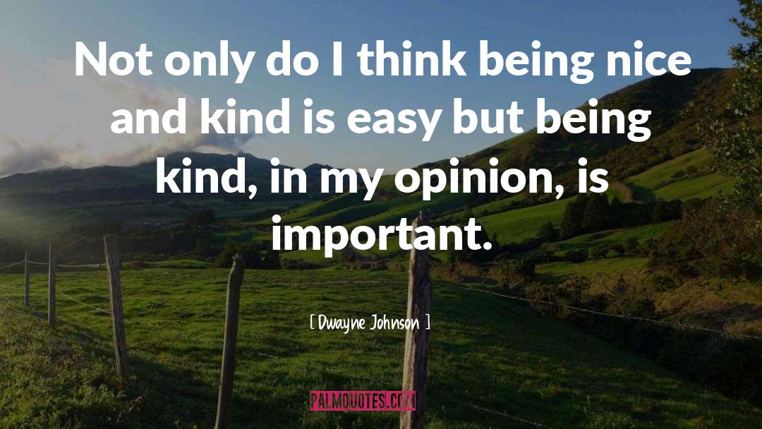 Being Kind quotes by Dwayne Johnson