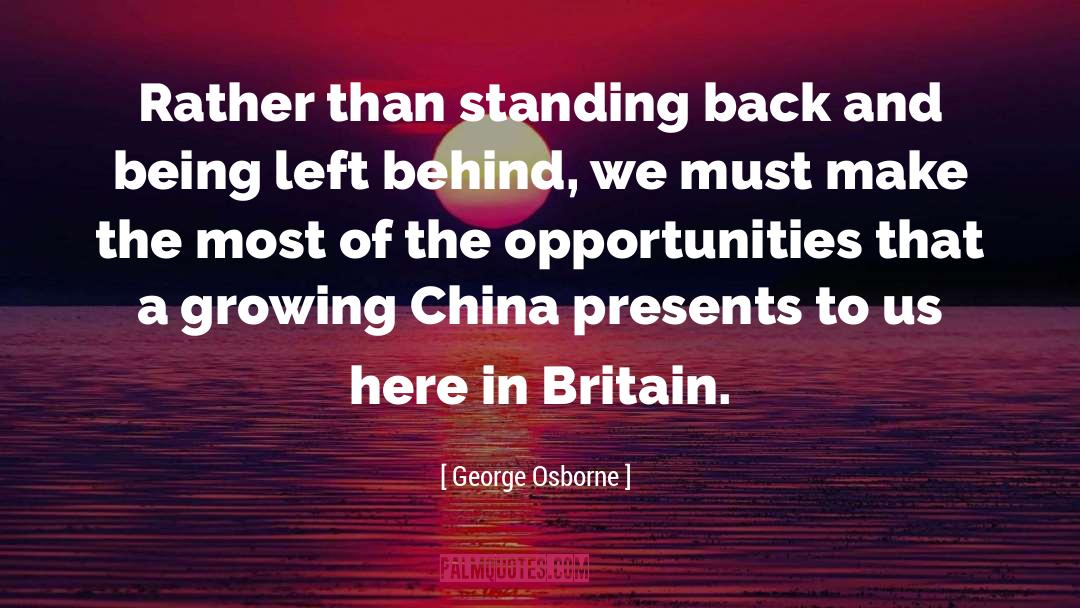 Being Left quotes by George Osborne