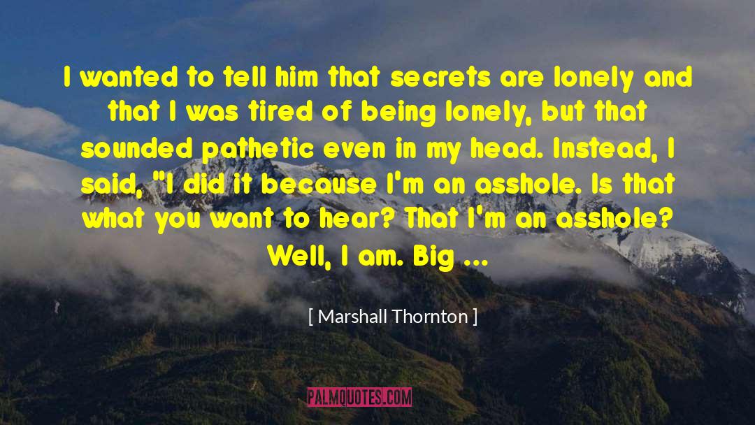 Being Lonely quotes by Marshall Thornton