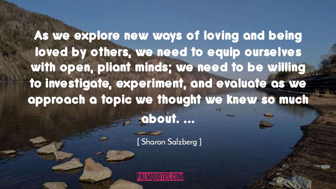 Being Loved By Others quotes by Sharon Salzberg