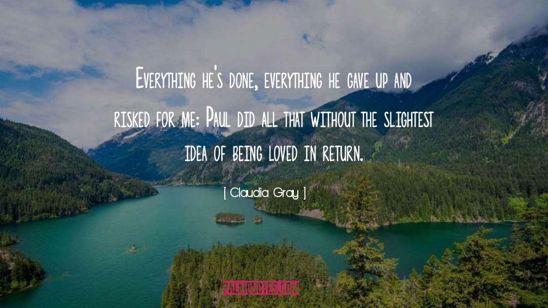 Being Loved quotes by Claudia Gray