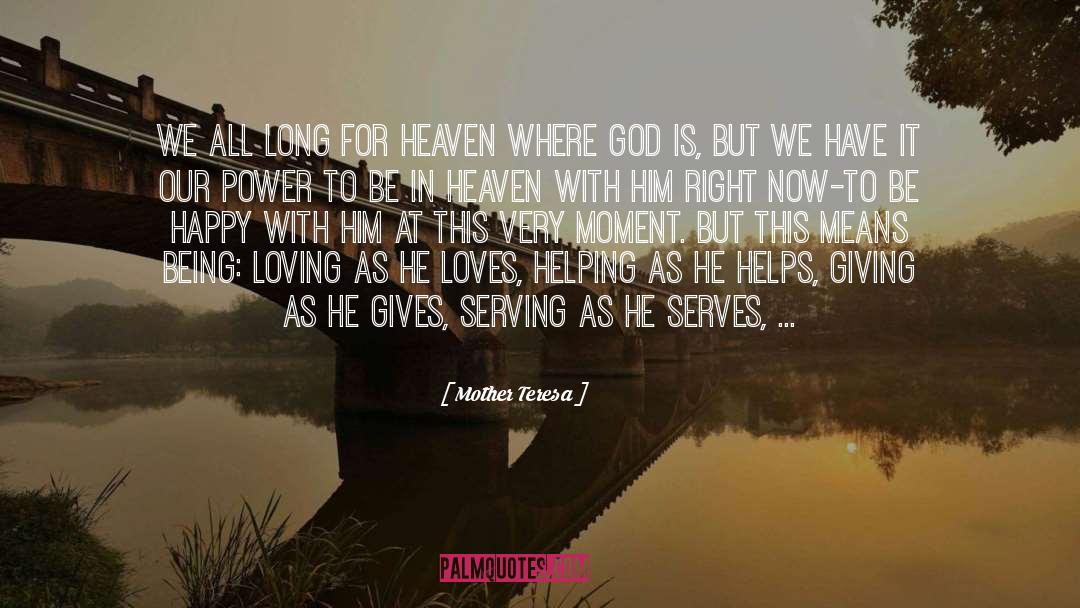 Being Loving quotes by Mother Teresa