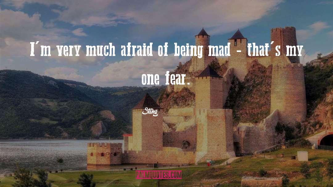 Being Mad quotes by Sting