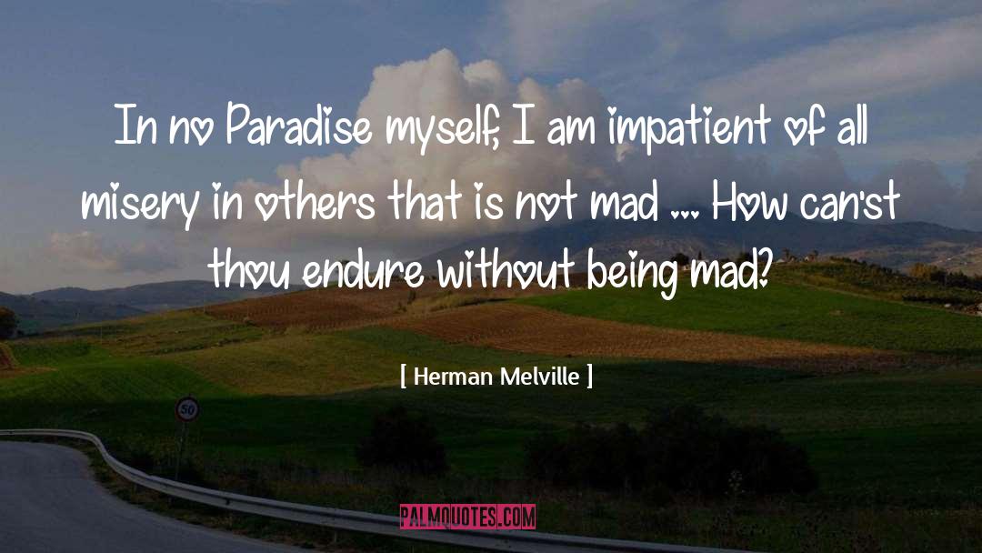 Being Mad quotes by Herman Melville