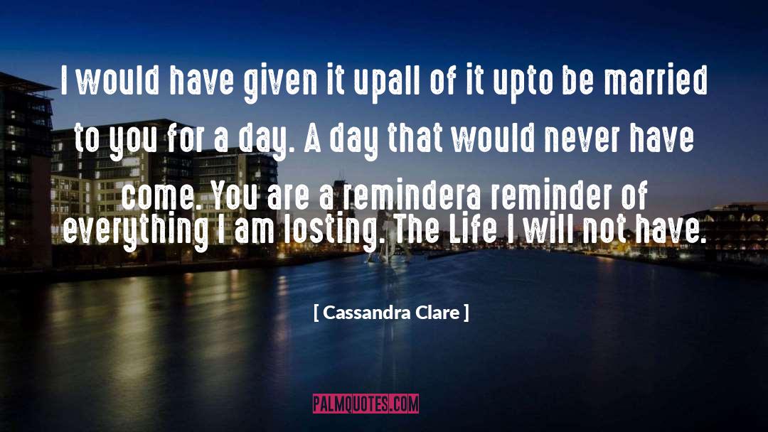 Being Married quotes by Cassandra Clare