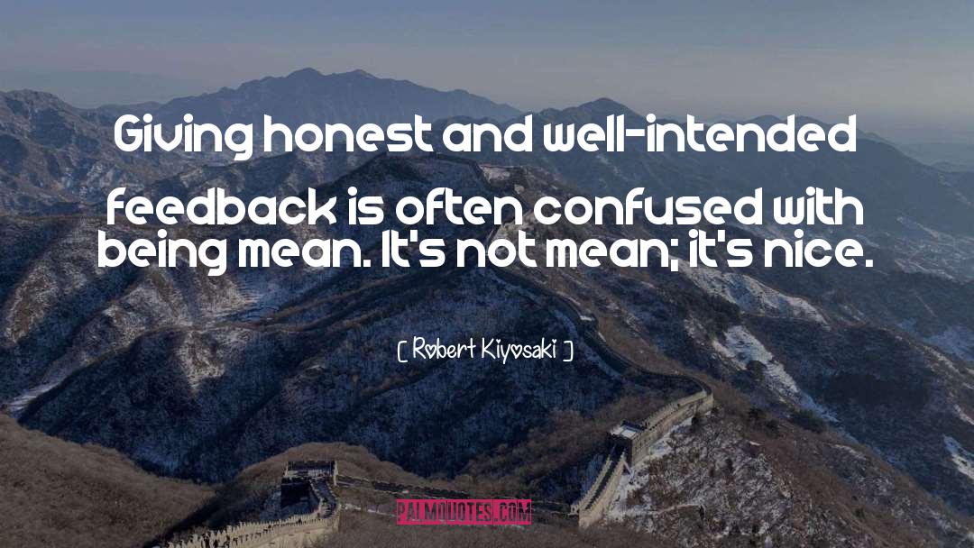 Being Mean quotes by Robert Kiyosaki