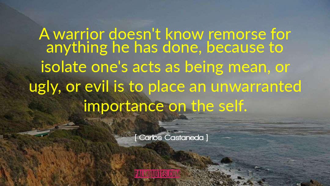 Being Mean quotes by Carlos Castaneda