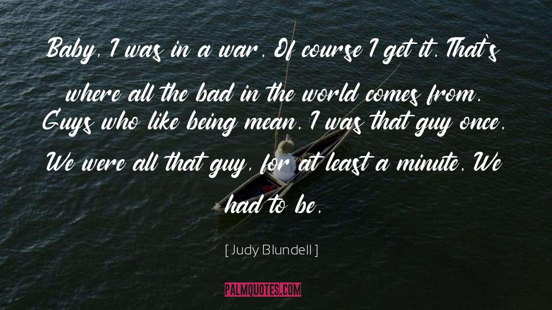 Being Mean quotes by Judy Blundell