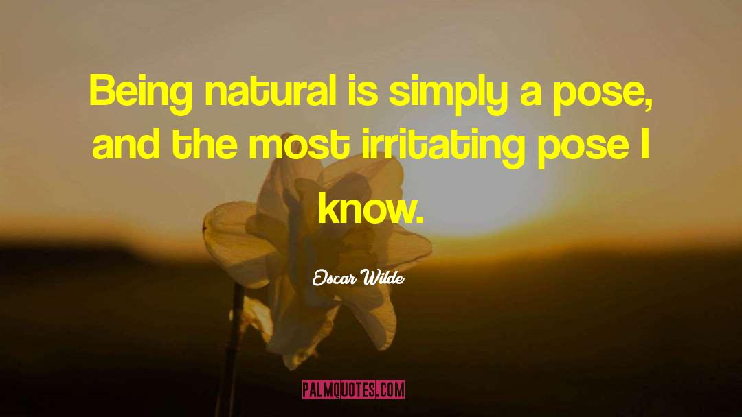 Being Natural quotes by Oscar Wilde