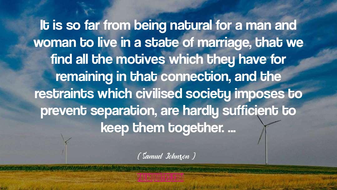 Being Natural quotes by Samuel Johnson